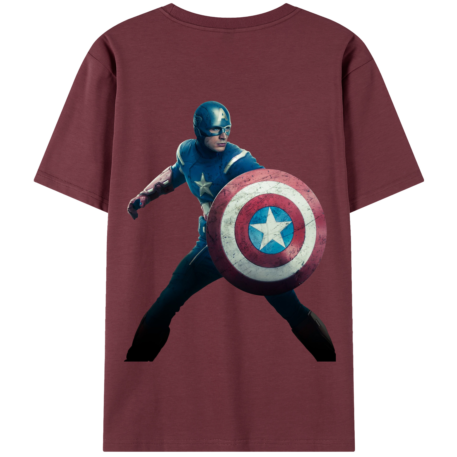 （画像用） アベンジャーズ The Avengers 綿100％半袖Tシャツ（背面プリント）